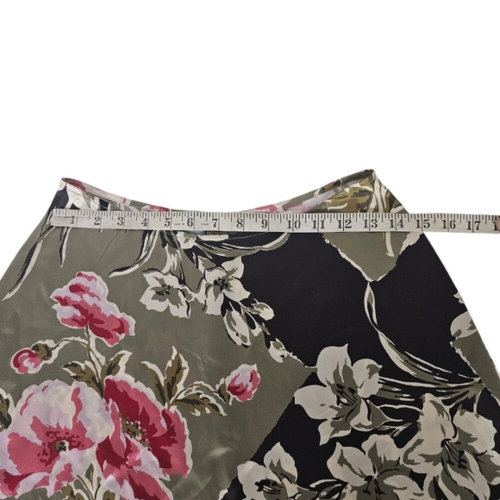 Reformation Anaya Floral Silk Two Peice Skirt Set Size 2 - Picture 11 of 13